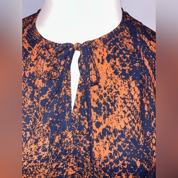 Cabi Border Wrap Snake skin Print Blouse - Size XS - Picture 2 of 8